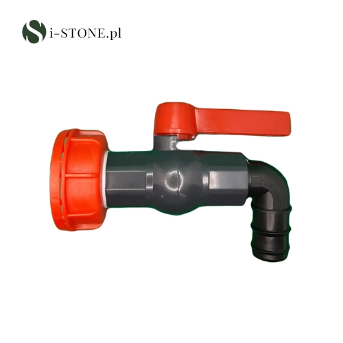 Zawór kulowy do kontenera IBC | 1cal(PVC)